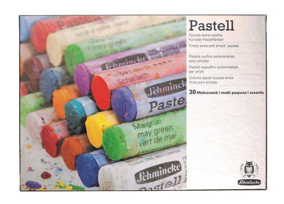 Εικόνα της Schmincke soft pastels cardboard, set 30 pastels