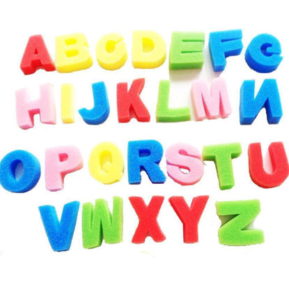 Picture of Sponge alphabet.