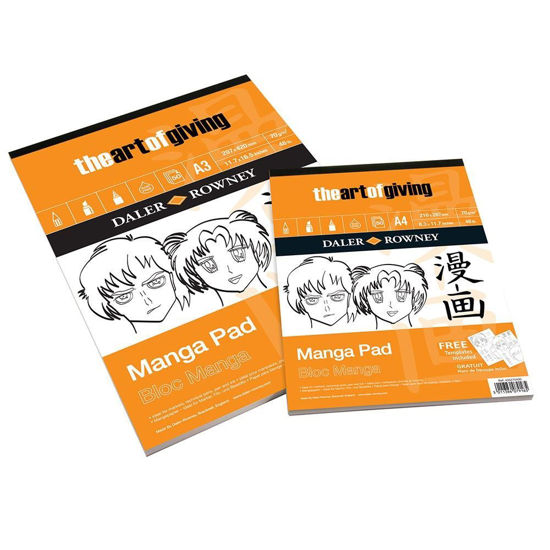 Εικόνα από Daler Rowney Manga Pad 70gr/m2