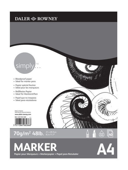 Εικόνα από Daler Rowney Μarker Pad 70gr/m2