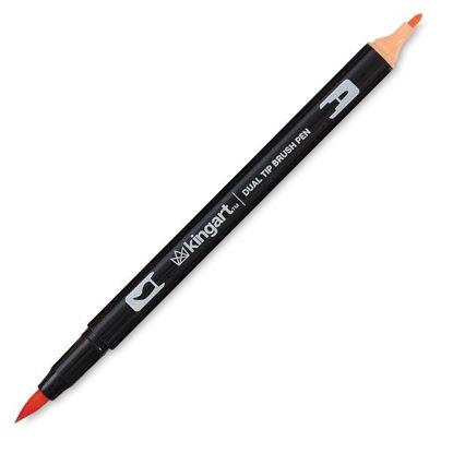 Εικόνα της KINGART Dual Tip Art Pen Brush Markers