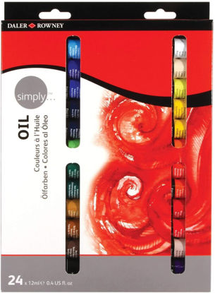 Εικόνα της Simply Oil Colour set, 24 x 12 ml.