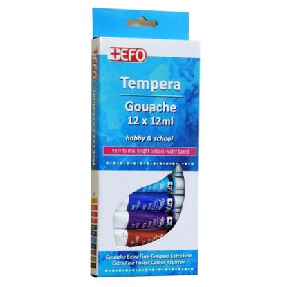 Εικόνα της Efo Gouache Set 12 τεμ.