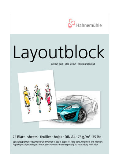 Εικόνα από Layoutblock Hahnemuhle 75gms, A4