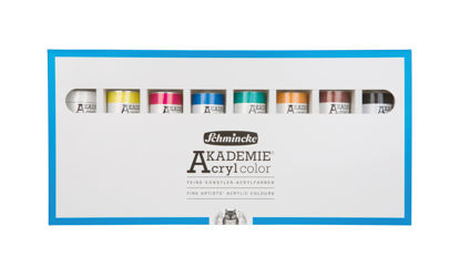 Εικόνα της AKADEMIE® Acryl cardboard set 8 x 60ml