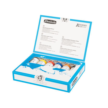 Εικόνα της AKADEMIE® Acryl cardboard set 6 x 60ml