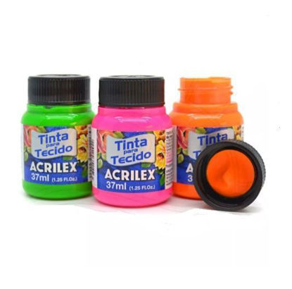 Εικόνα της Acrilex Fabric Paint Fluo 37ml