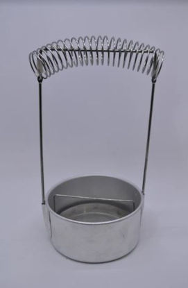 Picture of Metallic Brush Stand  Dia.10,50cm Height 21cm