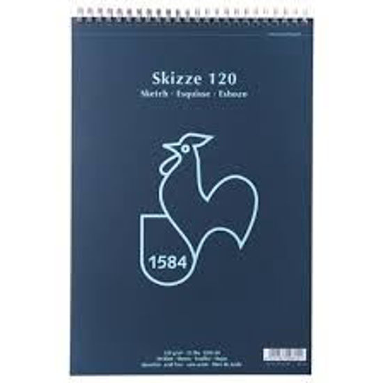 Εικόνα από Μπλοκ σπιράλ Skizze 120, 50 φύλλα, 120 gr, Α4