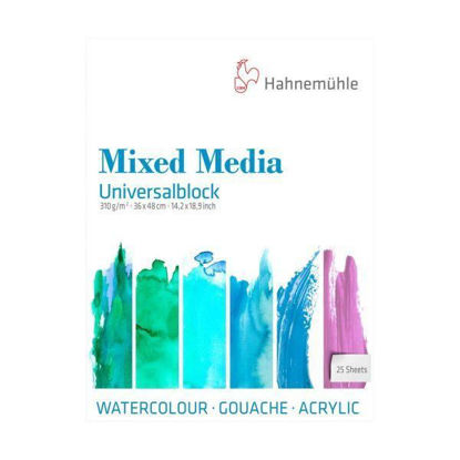 Εικόνα της Mixed media block Hahnemuhle, 310gr