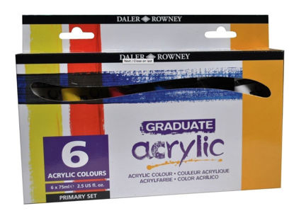 Εικόνα της Graduate acrylic colours Set 6x75 ml.