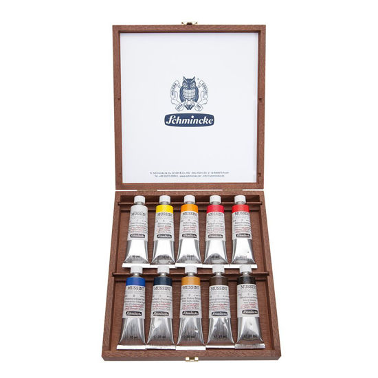 Picture of 70010 - MUSSINI® small wooden set with 10x 35 ml tubes