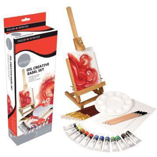 Picture of Oil Creative Easel set, 40 pcs.
