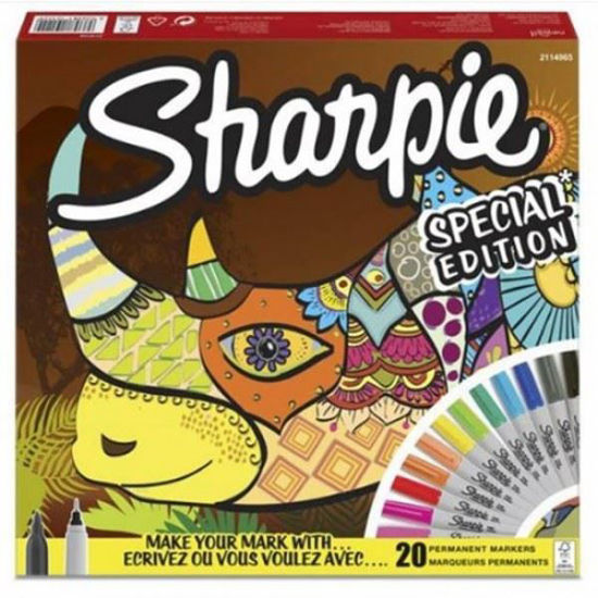 Picture of Sharpie Permanent Marker Box Set Assortment - 20 Pack - NOW 30% OFF