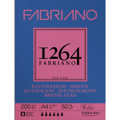 Picture of Fabriano 1264 Bristol μπλοκ, 200gr