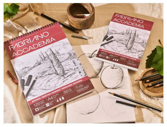 Picture of Fabriano Accademia, sketch spiral block 120gr