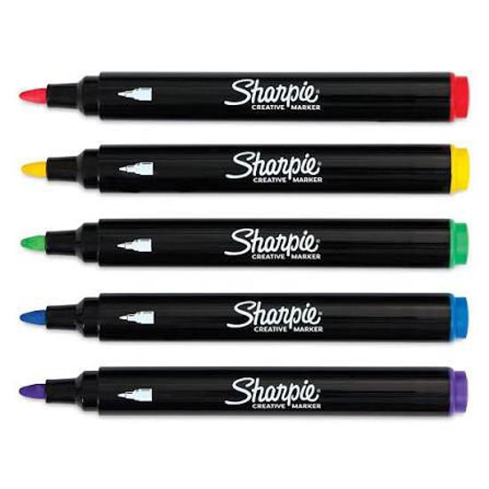 Εικόνα από Sharpie Acrylic Markers Bullet Tip
