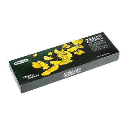 Εικόνα της Horadam metal watercolour set with 20 half pans – limited edition Ginkgo